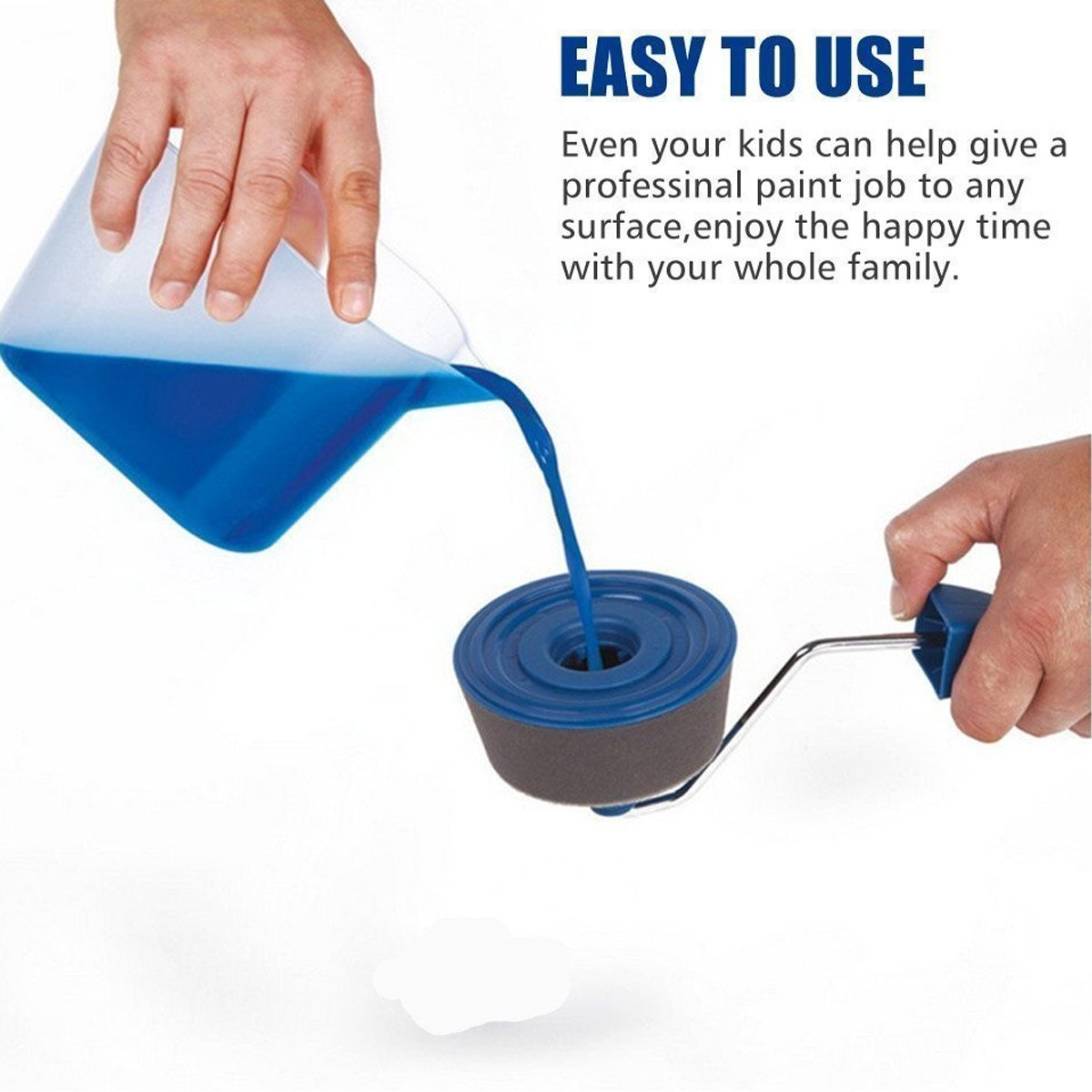 5/6 Pcs Wall Decorate Painting Roller Brush Set Paint Runners Brush Kit Multifunctional House Paint Rollers Runners Pro Tool Set