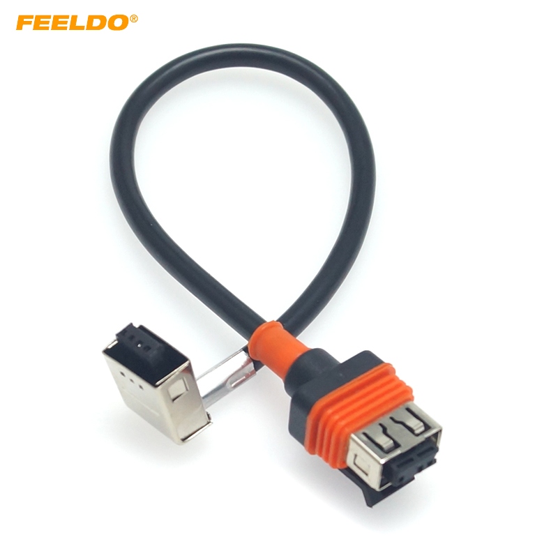 Feeldo 1pc bil skjult xenon lys høyspent ledningsnett kabel for  d1s d1c d1r xenon ballast pære  d1 d3 hid stikkontakt adapter
