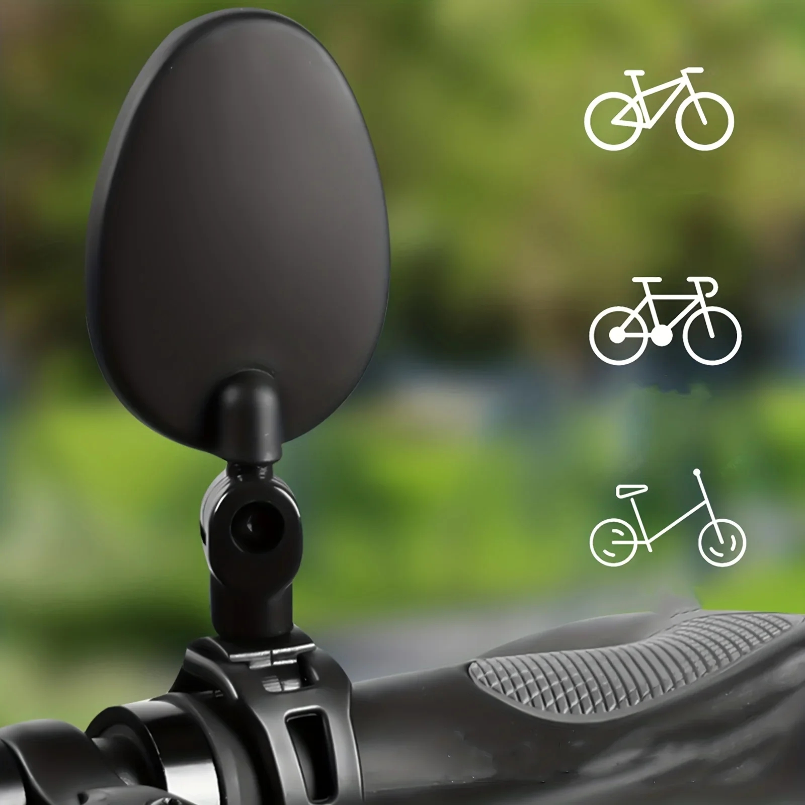 Miroir de vélo rétroviseurs de cyclisme miroir de guidon rotatif réglable à 360 degrés accessoires de vélo de route vtt grand Angle