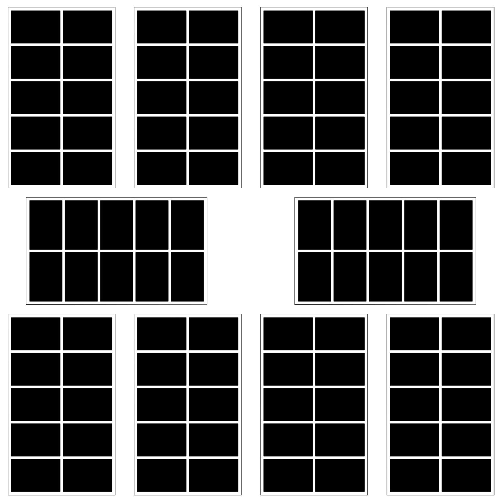 10/20 Pcs Uitwisbare Schoolbord Sticker Craft Keuken Potten Organizer Labels Schoolbord Schoolbord Sticker Schoolbord Plakt # T2P: A