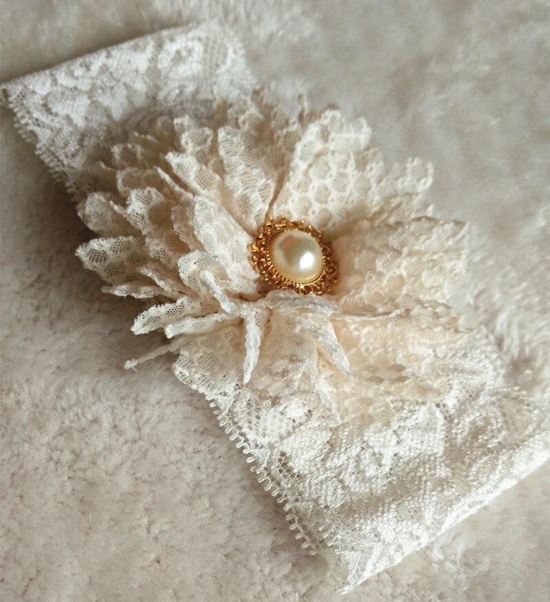 Hochzeits-Strumpfbänder - Spitze & Glitzer Für Die Braut!