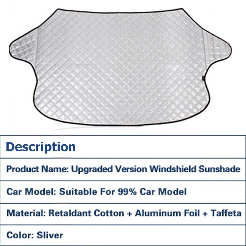 Car Windshield Sunshade Car Covers Sun Reflective Shade Windshield For SUV And Ordinary Car Ice Screen Curtains On Car Windows