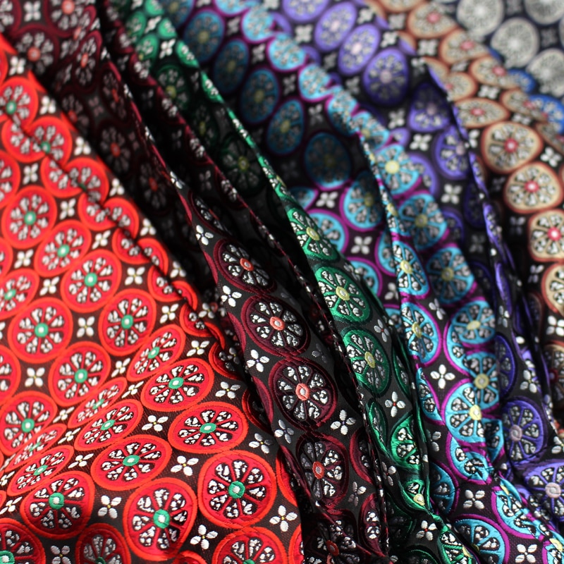 Klassieke stropdassen voor heren, vintage jacquard stropdas, ascot stropdas voor feest, britse heer, polyester zijden stropdas