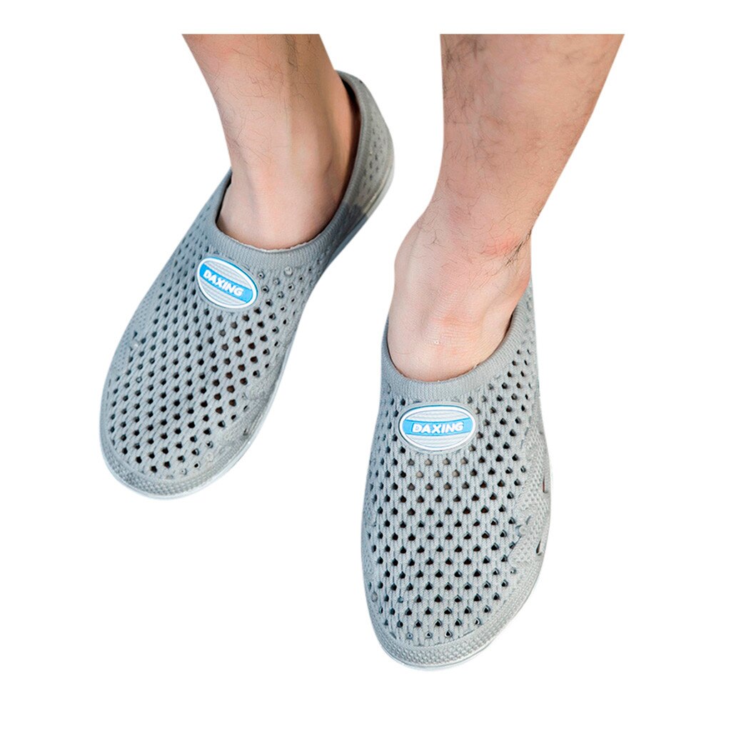 SAGACE Hole Shoes Men Casual Rubber Clogs For Men Sandals Summer Slides Swimming Beach Non-slip Breathable Hole Shoes