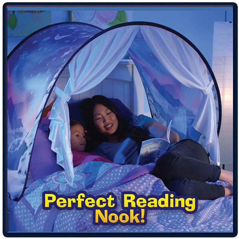 Children Fantasy Dream Tents Dinosaur Island Space Foldable Bed Tents Camping Hiking Christmas with led lights