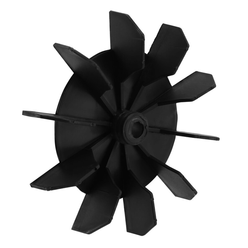 Vervanging 0.5 "Inner Boring 10 Waaier Luchtcompressor Motor Fan Blade Zwart