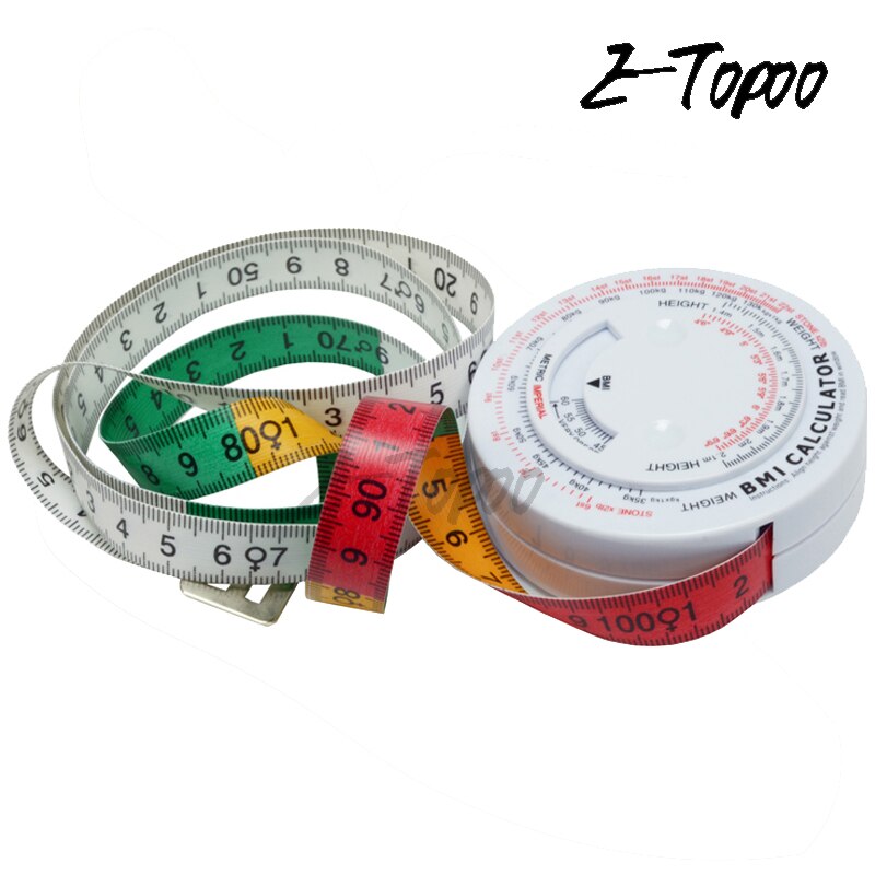 Round Shape BMI body tape measure BMI CALCULATOR BMI measure tape
