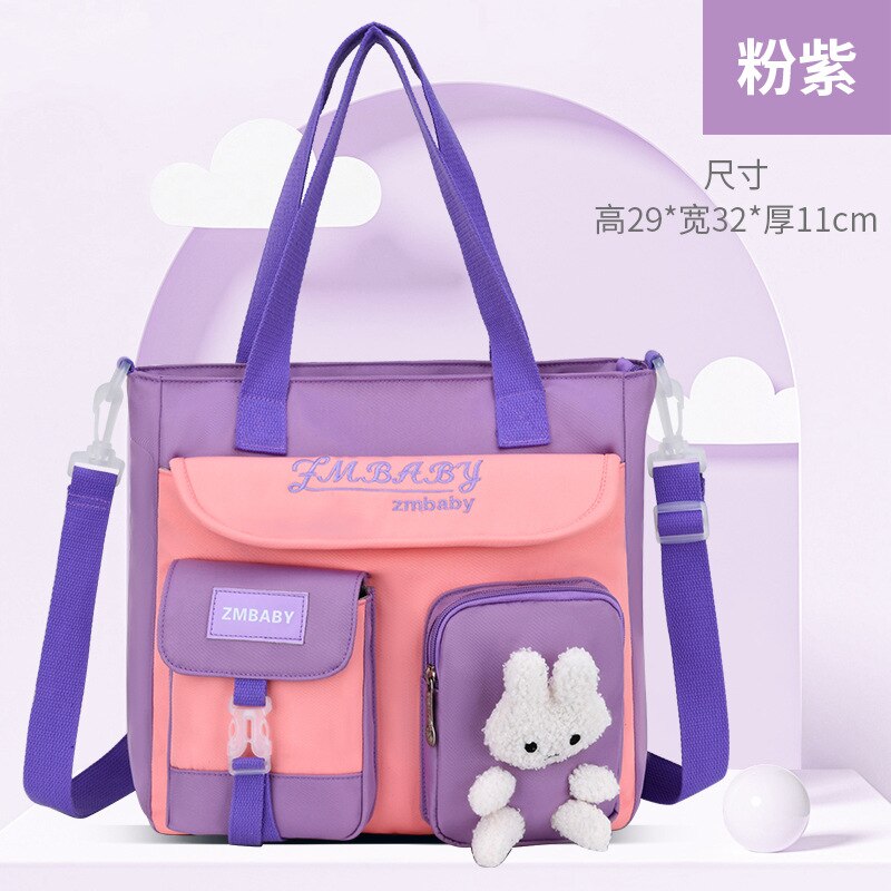 Waterdicht Kinderen Schooltassen Meisjes School Rugzak Kinderen Orthopedische Schooltas Basisschool Rugzak Boekentas Mochila Escolar: purple 1