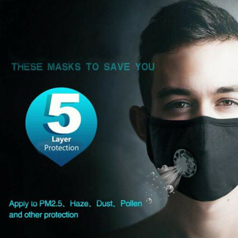 Masque facial avec filtre PM2.5, bavette buccale, bavette lavable, réutilisable, Protection faciale, Anti-salive, projections, pm2, 5