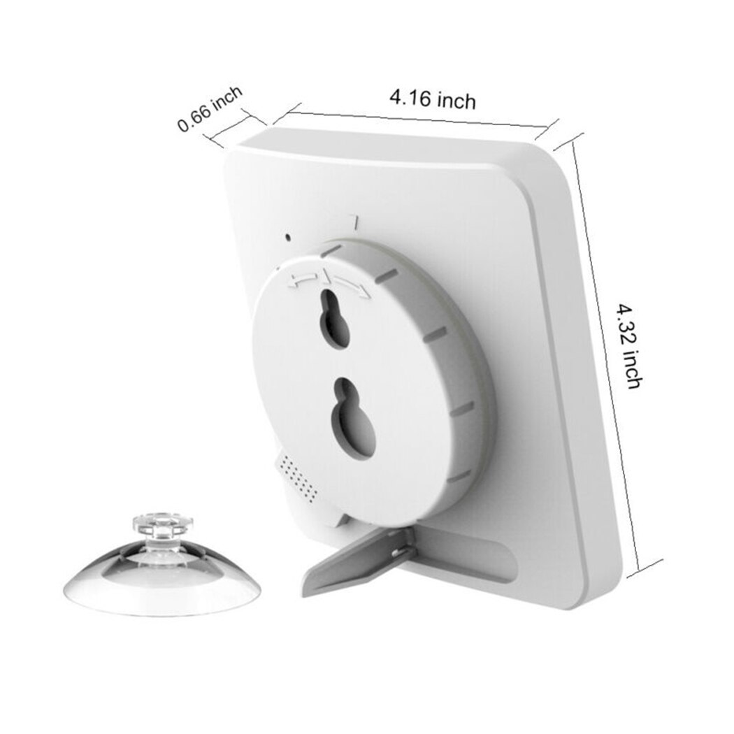 Waterdichte Lcd Douche Klok Badkamer Keuken Countdown Timer Alarm Digitale Badkamer Klokken Thermometer Hygrometer Lcd Zuig