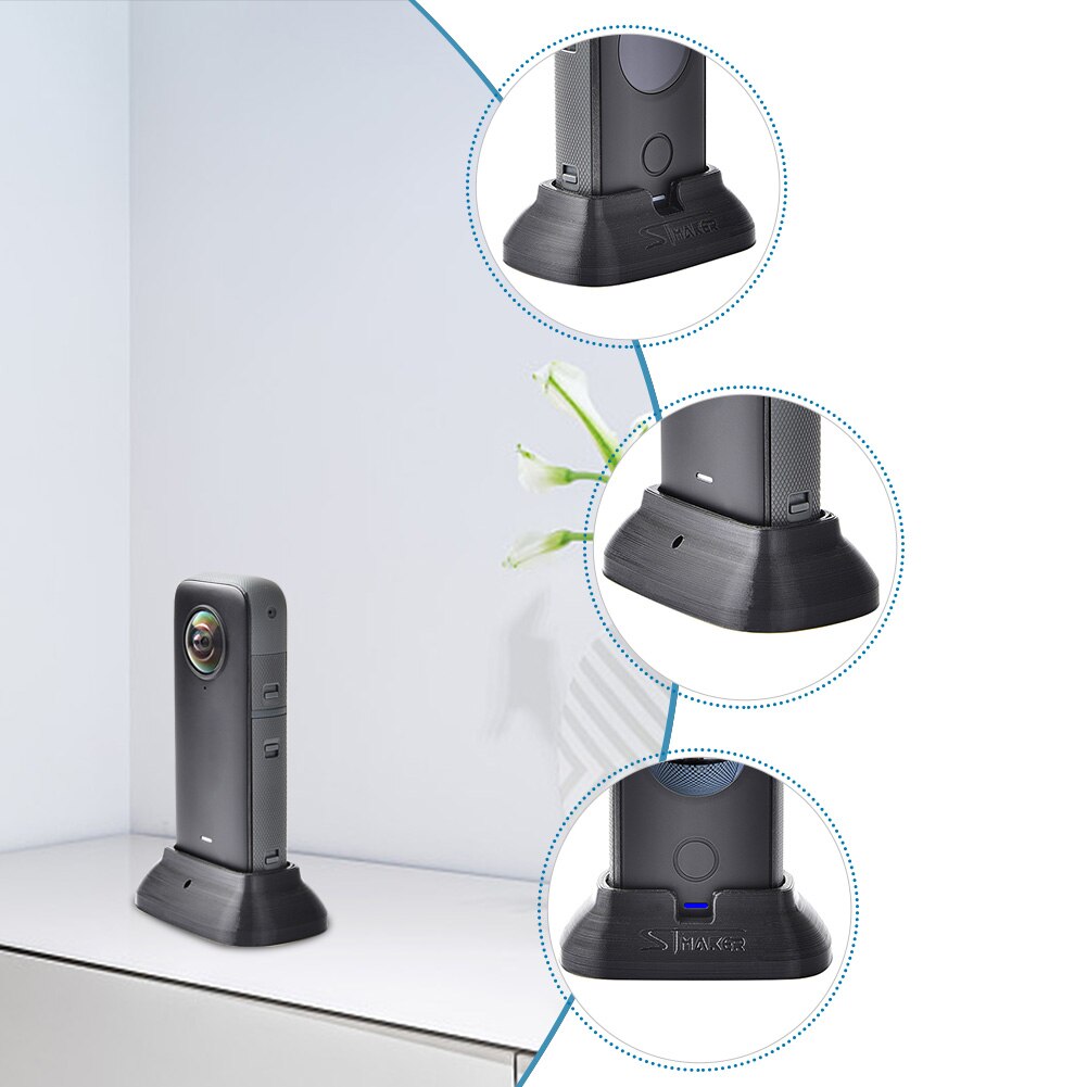 Non Slip Action Camera Desktop Base Stable Accessories Shooting Mount Stabilizer PLA Portable For Insta360 One X2