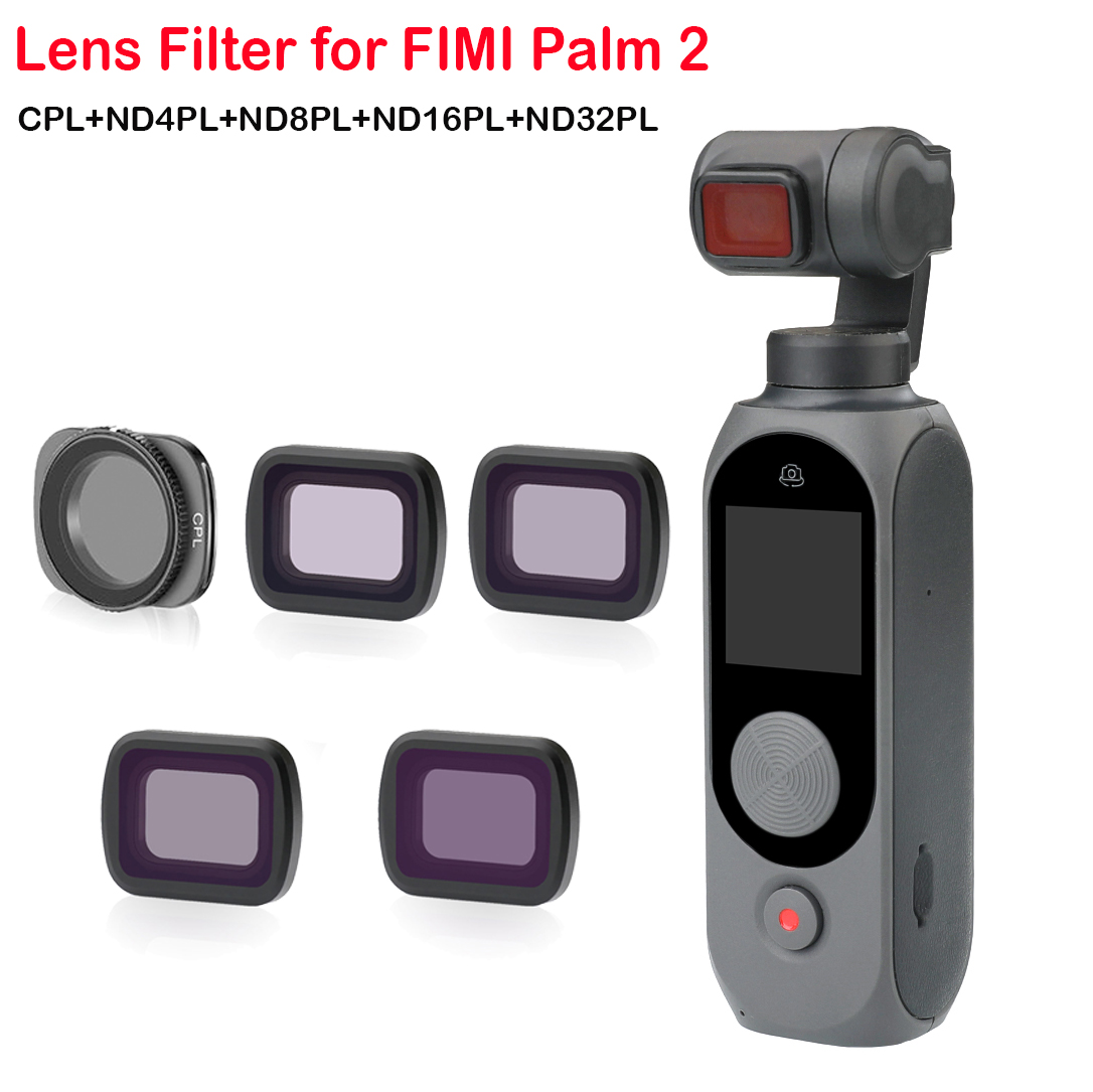 Filtro de lente FIMI PALM 2, Kit CPL NDPL para FIMI PALM 2, conjunto de filtros, cardán para cámara de acción de mano, accesorios para cámara