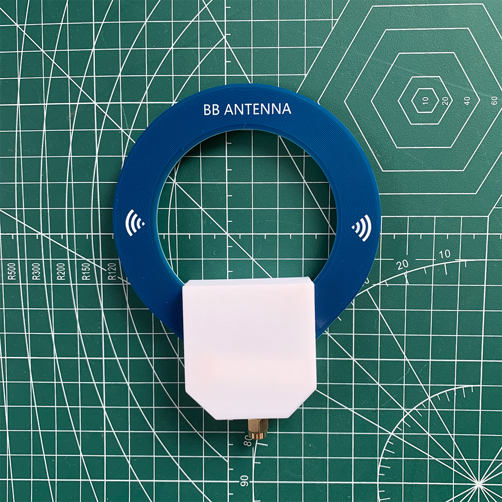 9.9KHz-181MHz Small Ring BB Antenna Portable MW SW Loop Antenna Mini Loop Antenna for Radio Malachite Receiver TEF6686 Receiver