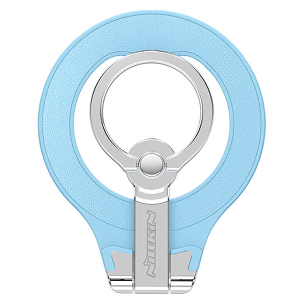 Magnetic Cell Phone Ring Holder Compatible with iPhone 12 13 Series MagSafe Removable Cell Phone Grip Kickstand: blue