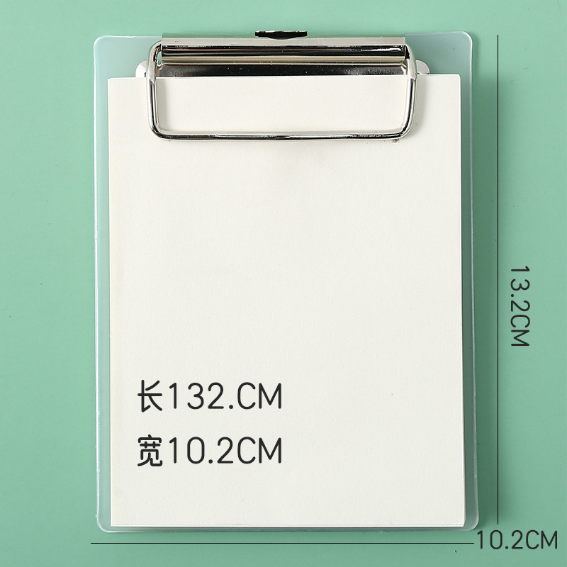 50sheets Mini Clipboard Notepads Sticky Note Multi-function Folder Board with Memo Pad for School Stationery Office Supplies: army green