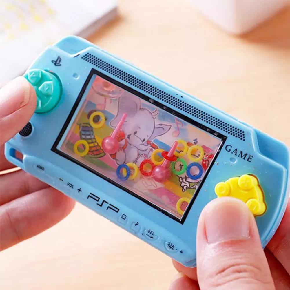 Rzucanie koło maszyna wodna nostalgiczna maszyna robić wody z dzieciństwa klasyczna gra zestaw zabawek z pierścieniem maszyna robić wody klasyczne zabawki dla dzieci: Default Title