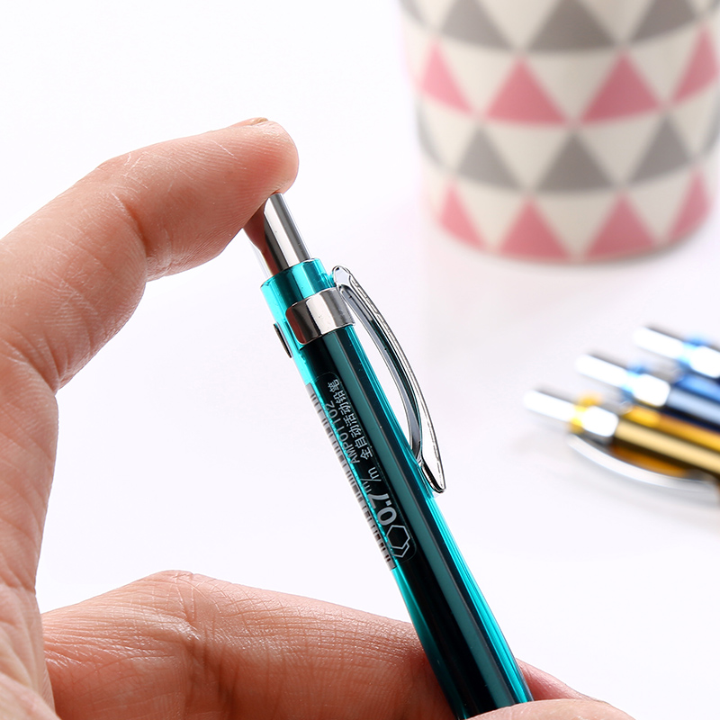 Andstal Fully Automatic Mechanical Pencil "NO NEED TO PUSH BUTTON" 0.5mm 0.7mm M&amp;G Plastic Auto Pencils Cute Kawaii For School