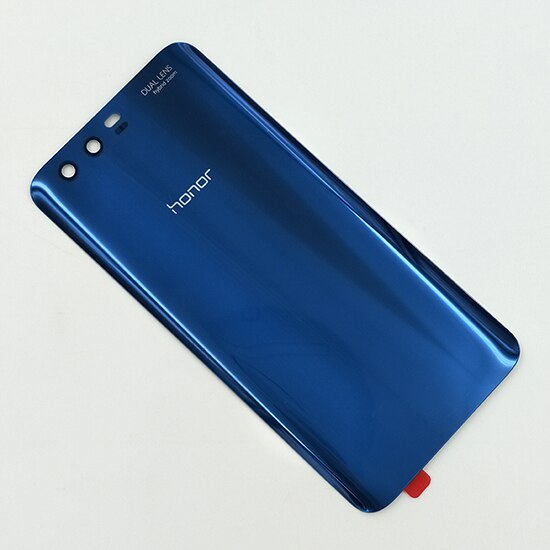 Oryginalny Huawei honor 9 tylna pokrywa baterii pokrywa drzwi tylna obudowa odporna na zabrudzenia obudowa telefonu wymiana naprawa Obudowa dla honor 9: ciemny niebieski