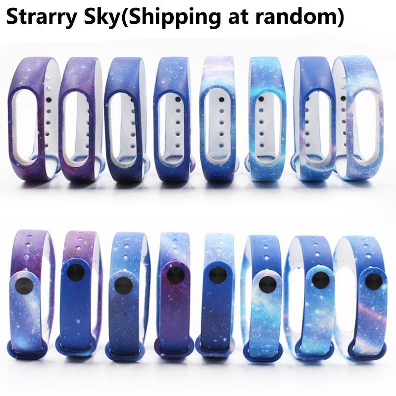 BOORUI Miband 2 Accessories mi band 2 strap colored Special Silicone Strap belt for Xiaomi Mi Band 2 Smart Bracelets Smartband: Sky