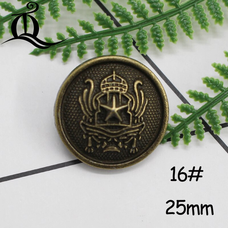 10Pcs 16-25mmgold Zilver Mix Metalen Knoppen Sluiting Fabriek Modellen Hete Modellen Metalen Knoppen 15Mm Naaien Leveringen