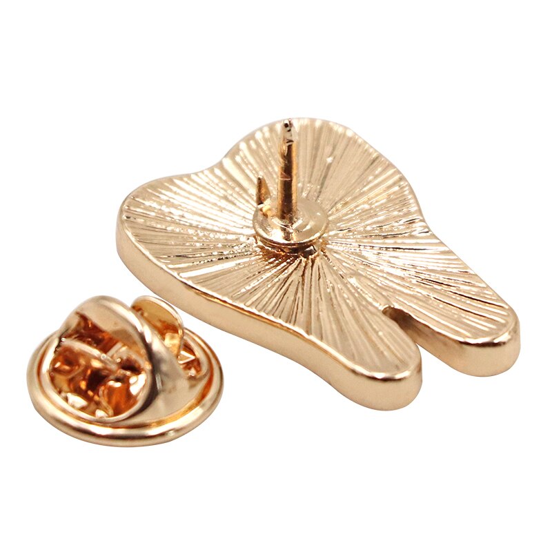 Broche con forma de dientes dentales, accesorio de decoración, insignia Molar, Pin higiénico de dentista, adorno, 2 piezas