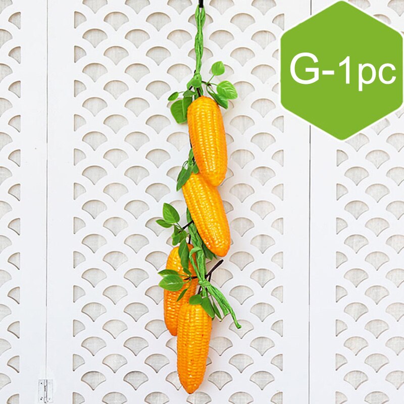 Artificial Vegetables Fruit String Simulation Food Decoration Plastic Foam Display Supplies Photography Props Kitchen Decor: G