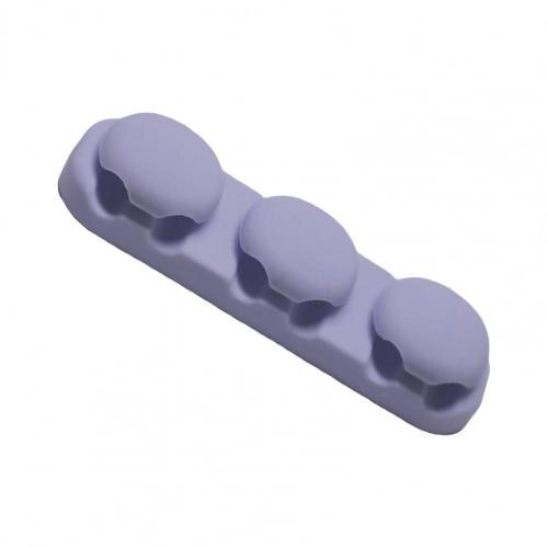 Organisateur de fil Compact et utile, 4/6 trous, gain de place, fixation de câble Portable, Flexible pour la maison:  Grey 6