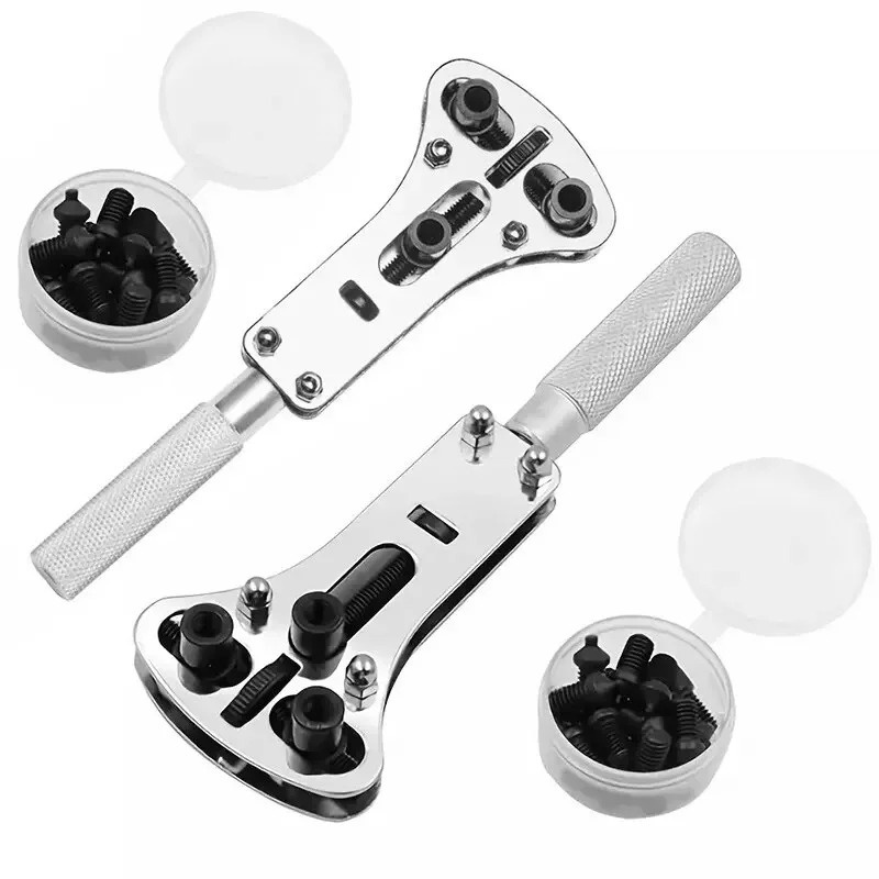 3 Claw Watch Case Opener Adjustable Screw Back Remover Wrench Replace Battery After Repairing Tool Bottom Cap