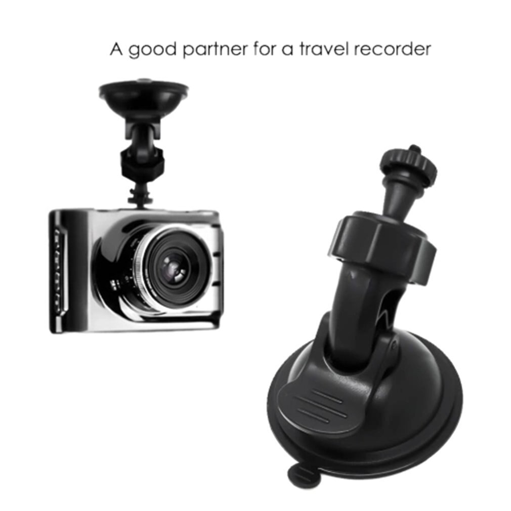 Car Suction Cup Mount Camera DV Tachograph Bracket Stand Car Video Recorder Driving Recorder Car Bracket Thread Mouth