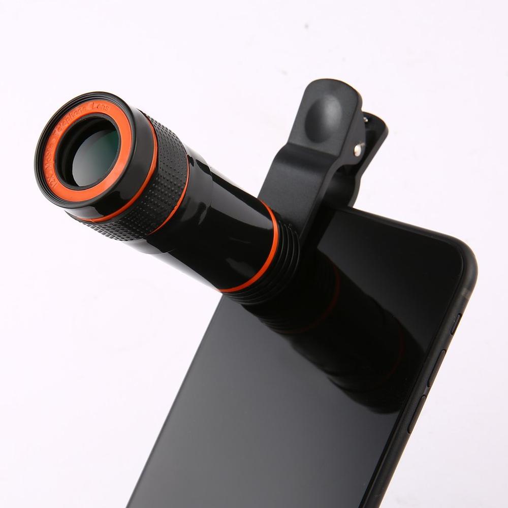 Télescope monoculaire Portable et Mini à fort grossissement lentille longue mise au point universelle pour appareil photo numérique et téléphones mobiles