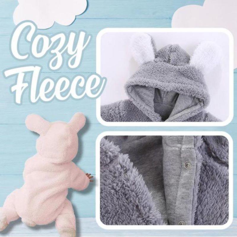 Neugeborenen Baby Winter Strampler Kleidung Junge Mädchen Gewand Weichen Fleece Overall Verdicken Warme Bequeme Pyjamas Overall