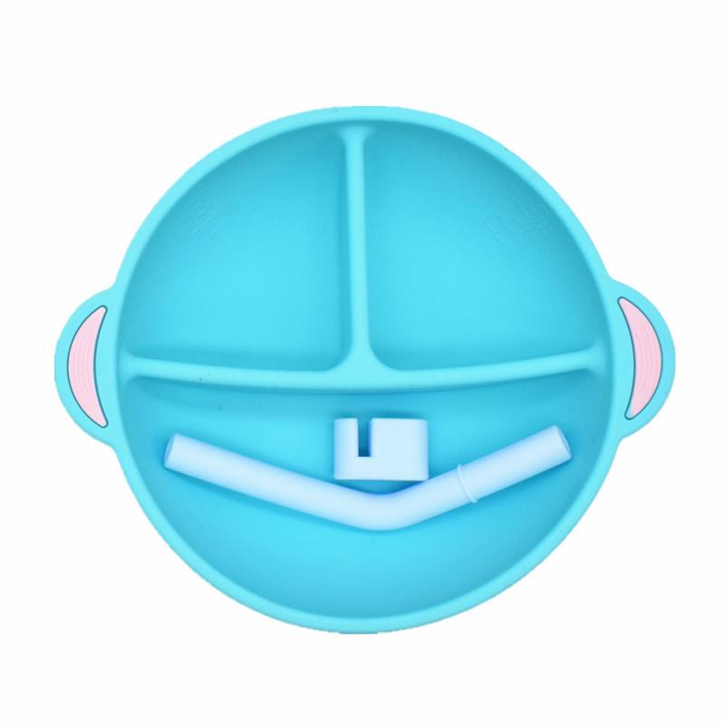 Baby Learning Dishes With Suction Cup Kids Safety Dinnerware Set Assist Bowl Temperature Sensing Spoon Tableware Training Bowl