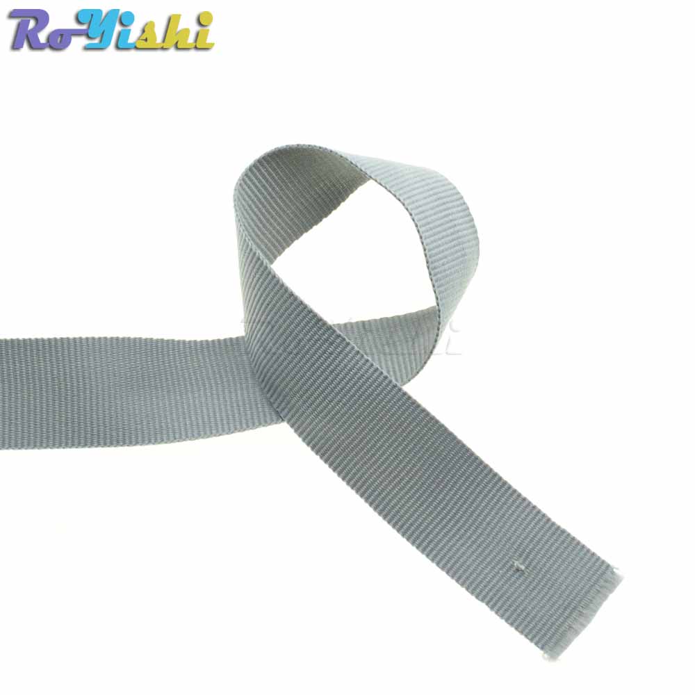 10 yards/pack 1 " (25mm)  polyesterband och syhantverk med sömnadsrep: Grå