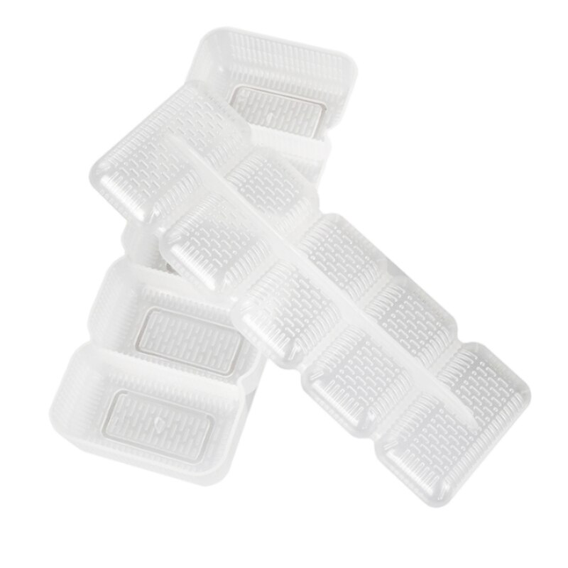 5 uds, fabricante de Sushi Nigiri de plástico de alimentaria, moldes de bolas de arroz, 5 rollos, fabricante de prensa antiadherente, herramienta para Bento DIY