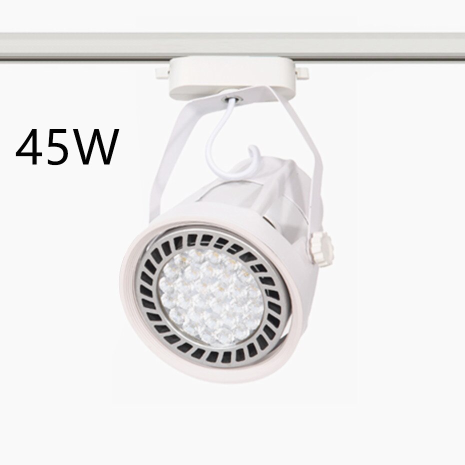 Led Spoor Licht 360 Dergee Rotatie Verstelbare Led Rail Spot Led Lamp Indoor Kleding Winkel Geleid Spoor Armaturen: 45W White / Natural White