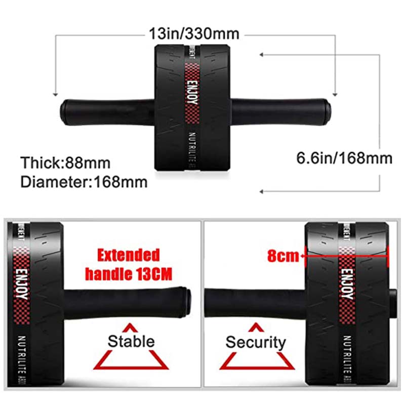 Stumm Bauch Rad Sport Rolle Bauch Tragbare Fitnessstudio ÜSpund Ausrügestochen