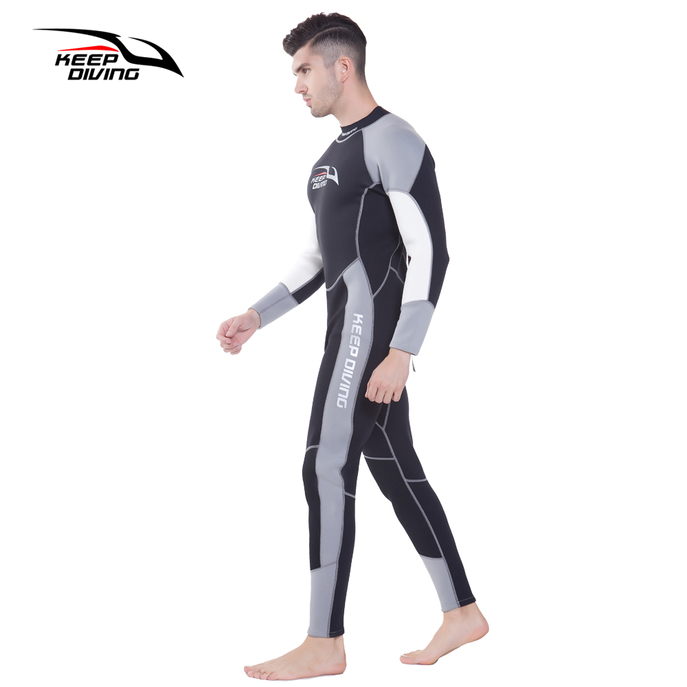 3 MM hommes néoprène Wesuit plongée sous-marine combinaison humide corps complet pour le surf chasse sous-marine natation plongée kayak