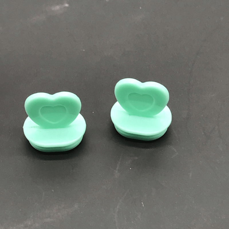 500pcs disposable injection milk tea cup lid stopper handmade DIY accessories heart shape stopper: stopper / 1000pcs