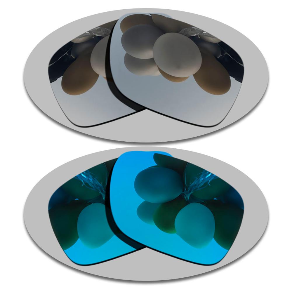 Ersatz Linsen für-Holbrook-Metall OO4123 Sonnenbrille Rahmen-Mehrere Optionen: Silver-Sky Blue