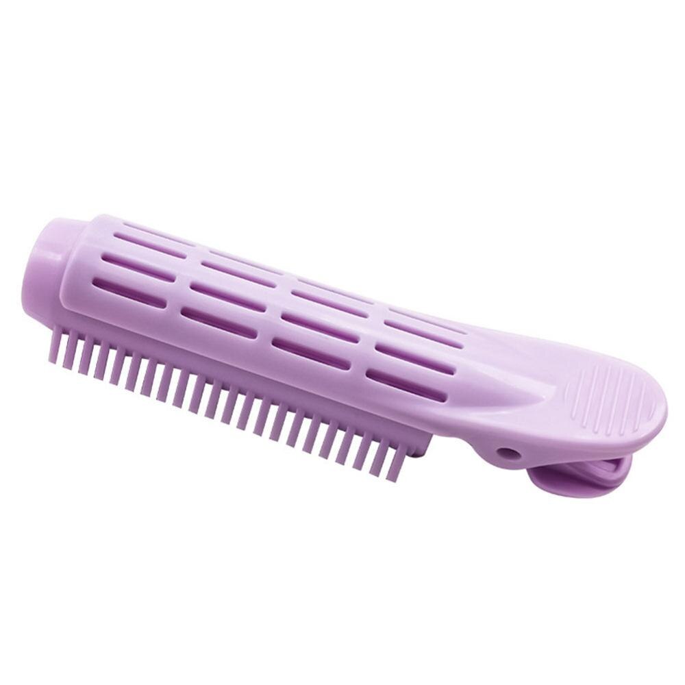 Bigoudi pinces pinces racines Perm tiges style rouleaux moelleux bricolage outils de cheveux léger facilement porter des cheveux partie pour les femmes: Pink A 1pc