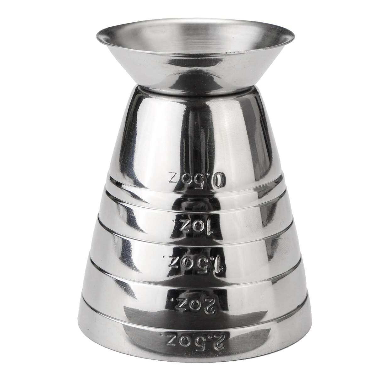 Measuring Shot Cup Ounce Jigger Bar Cocktail Drink Mixer Liquor Measuring Cup Mojito Measurer Milk Coffee Mug Stainless