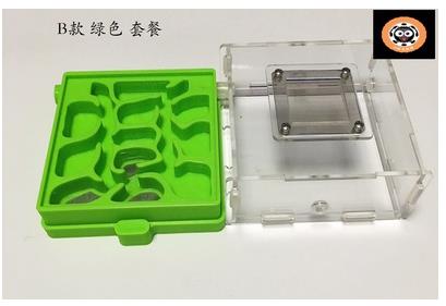 3D Printing PLA Ant Nest Ants Farm Flat Acrylic Ant Workshop Insect Cages Granja de hormigas nid fourmis Villa Pet Mania: B green