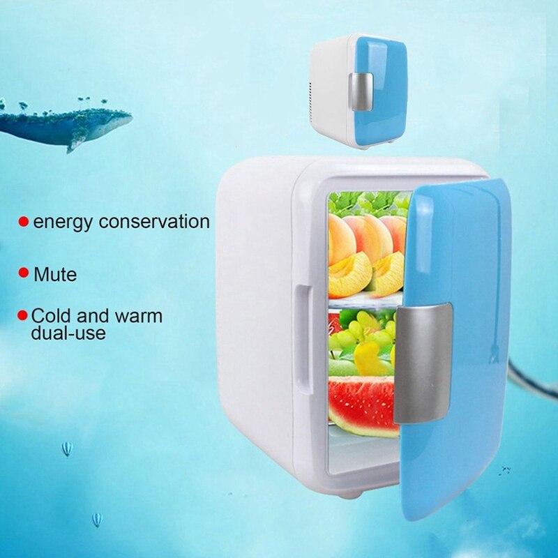 Dual-Gebruik 4L Home Auto Gebruik Koelkasten Ultrastille Lage Lawaai Auto Mini Koelkasten Vriezer Koeling Verwarming Doos Koelkast