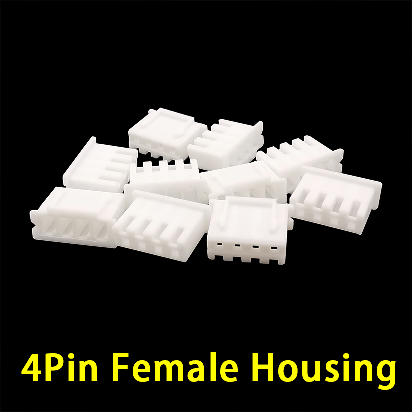 100 Stuks JST XH2.54 Mannelijke Vrouwelijke Materiaal Connector Leads Pin Header Behuizing 2/3/4/5 Pin terminal Plug Vrouwelijke Socket Plastic Schelpen: Goud