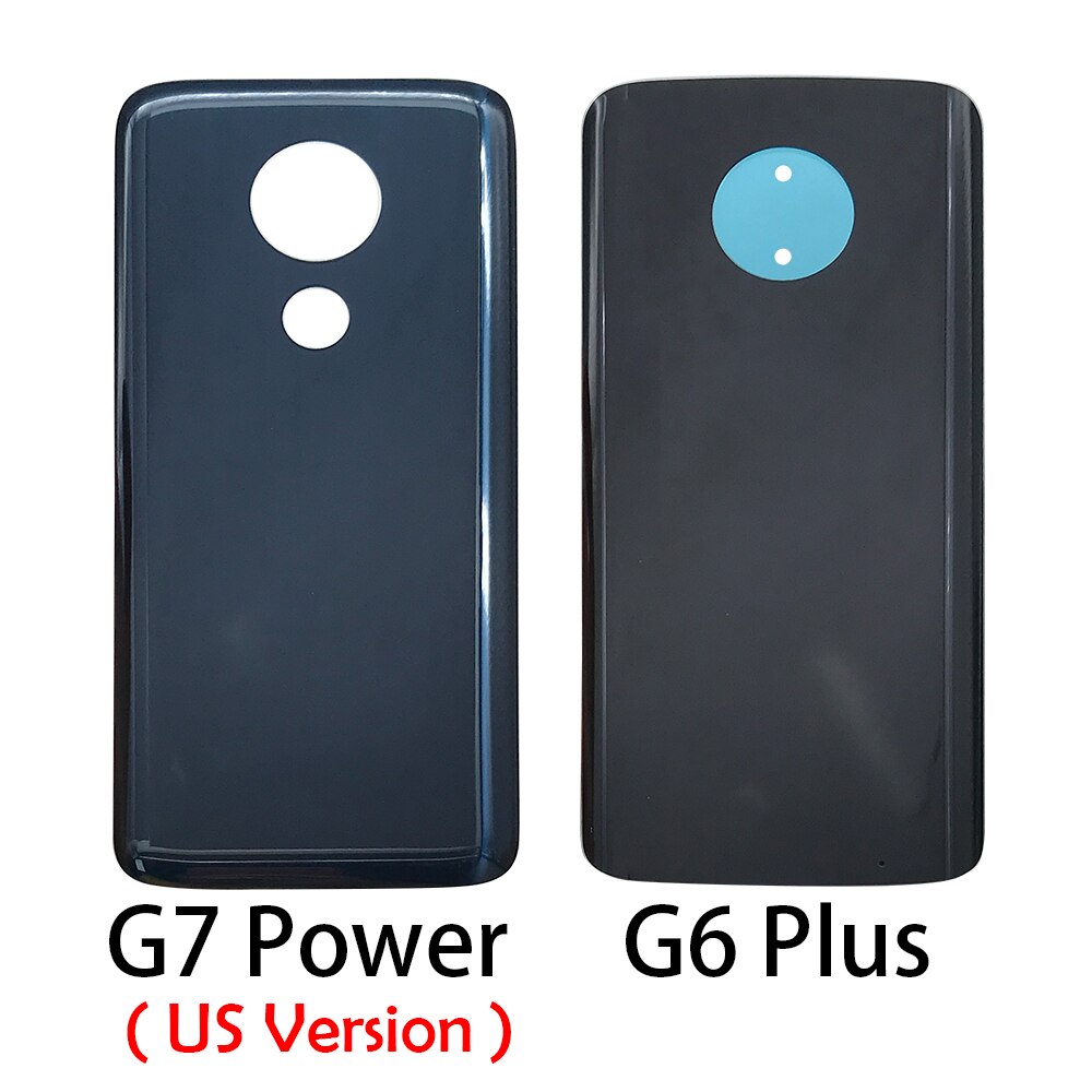 1 sztuk tylna szyba tylna pokrywa dla Moto One / G6 G7 G8 Plus / G7 moc/jeden makro baterii drzwi obudowa baterii tylna pokrywa klej