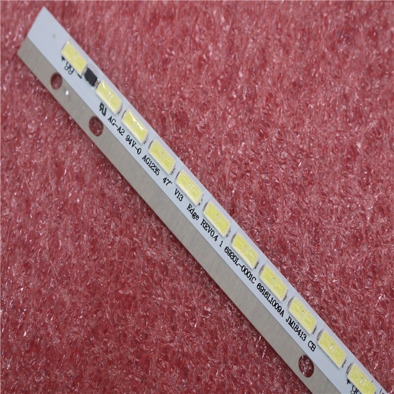 Original part 66LEDs 587mm LED backlight strip 47&quot;V13 Edge 6920L-0001C 6916L1003A 69161009B for 6922L-0052A 6922L-0052