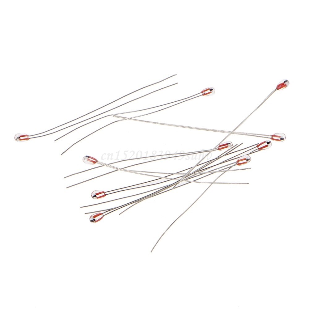 10pcs 3D Printer 100K ohm NTC 3950 1% Thermistors 1.8mm Temperature Sensor