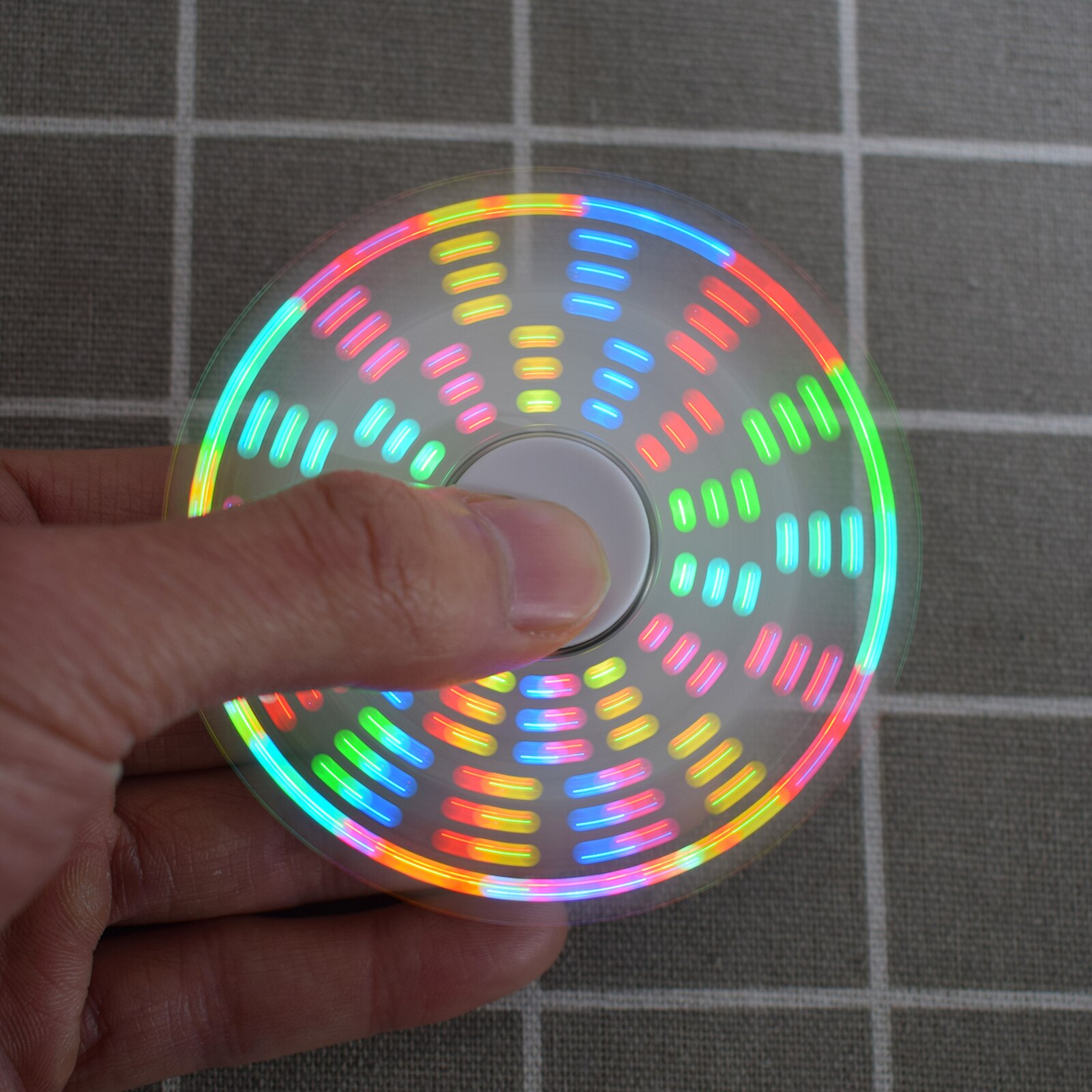 DIY Round Triangle LED Handheld POV Rotation SMD Learning Kit