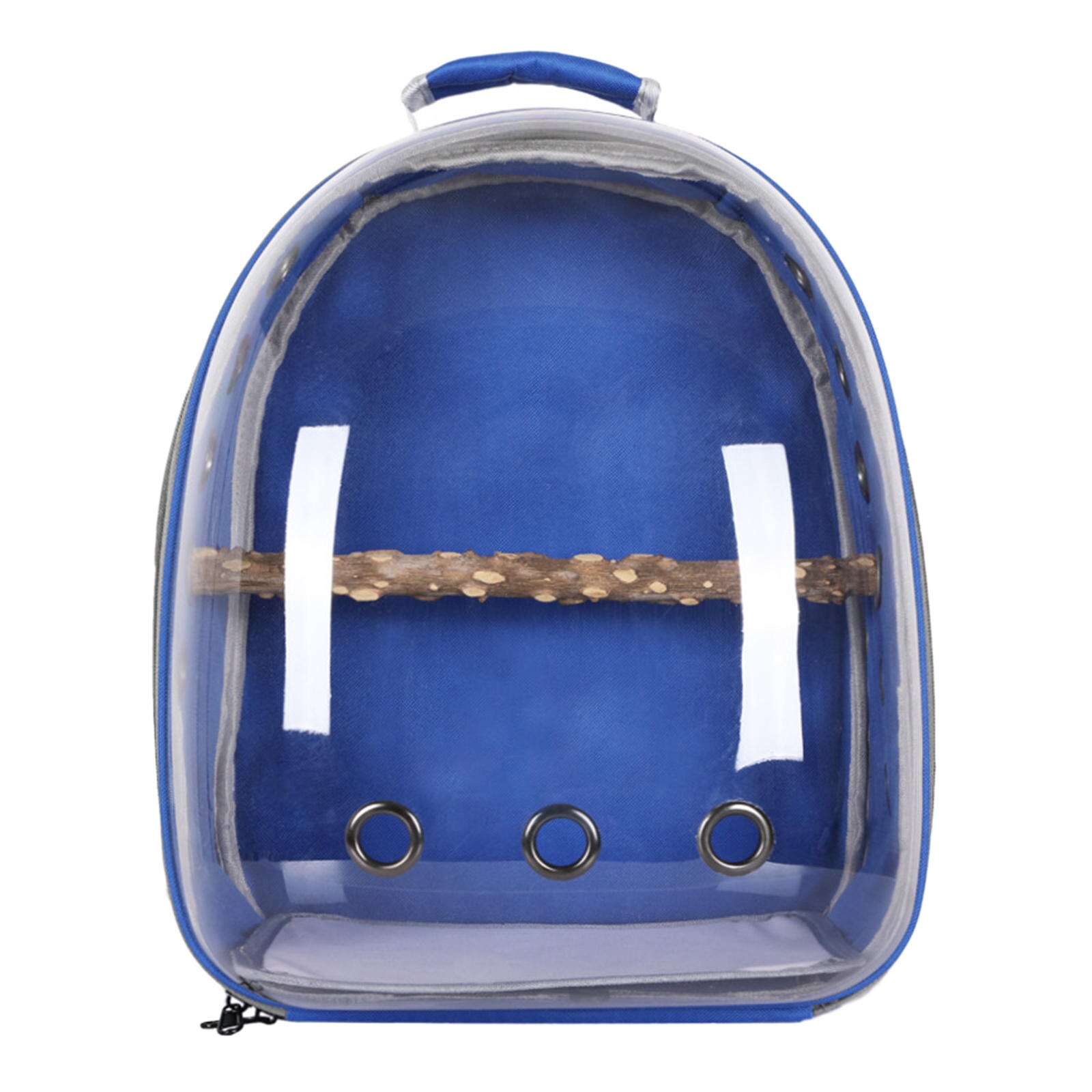 Torba na ramię dla ptaków torba na ramię dla zwierząt papuga podróżna plecak bez nadruku plecak na papugę stojak na kije plecaki na ptaki: ciemny niebieski