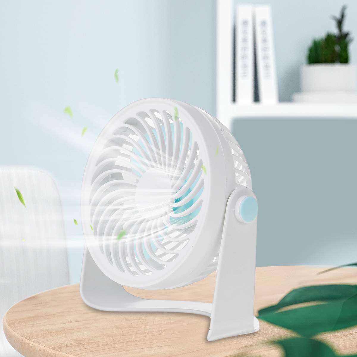 Mini Draagbare Ventilator 2 Speed Verstelbare Fans Home Bureau Reizen Usb Opladen Handheld Luchtkoeler Clip Fan Desktop Tafel fan: Table Fan